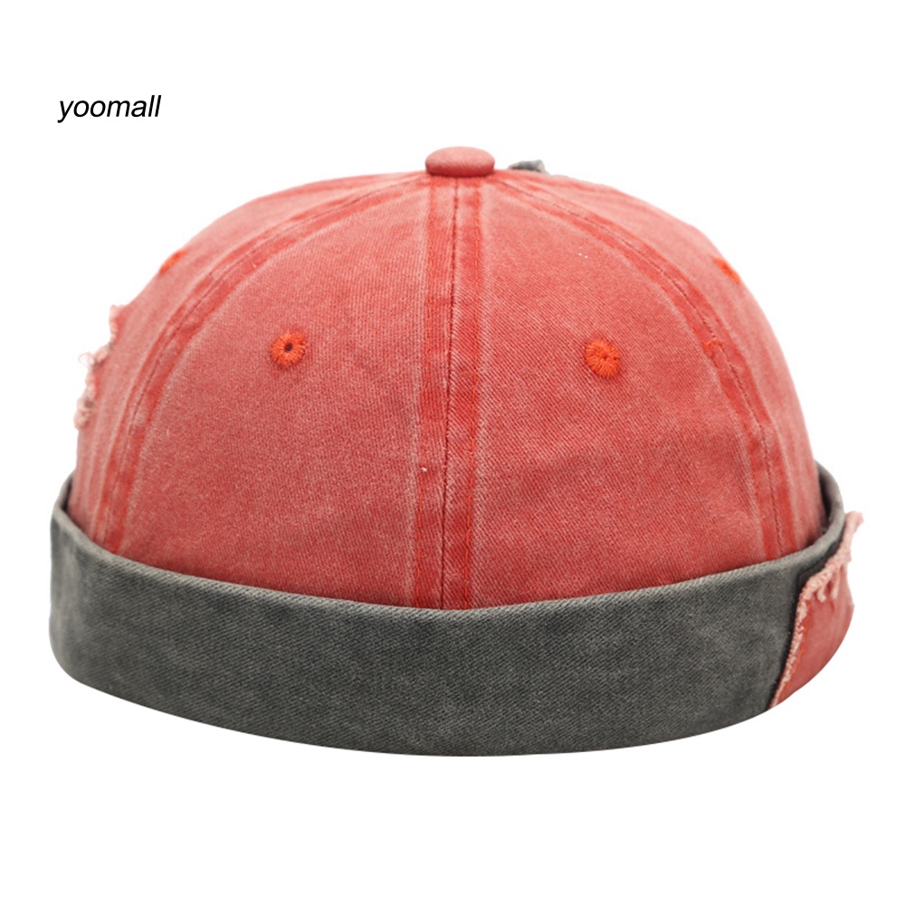 Mũ Beanie Không Vành Thoáng Khí Thiết Kế Điều Chỉnh Được Phong Cách Retro Đường Phố