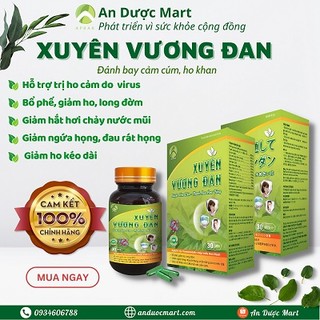 Xuyên vương đan hỗ trợ bổ phế lọ 30 viên