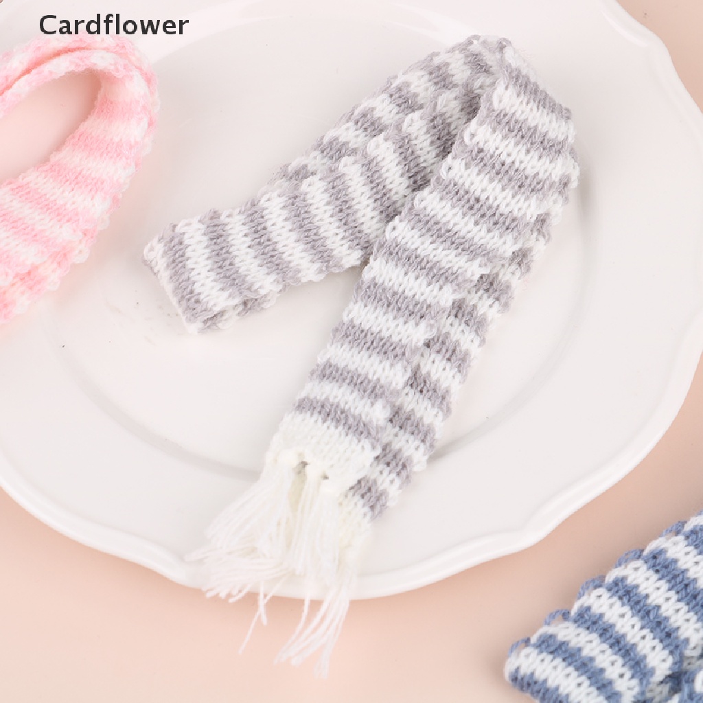 Bộ Phụ Kiện Trang Phục Đan Khăn Choàng Cho Búp Bê Tỉ Lệ 1 / 6