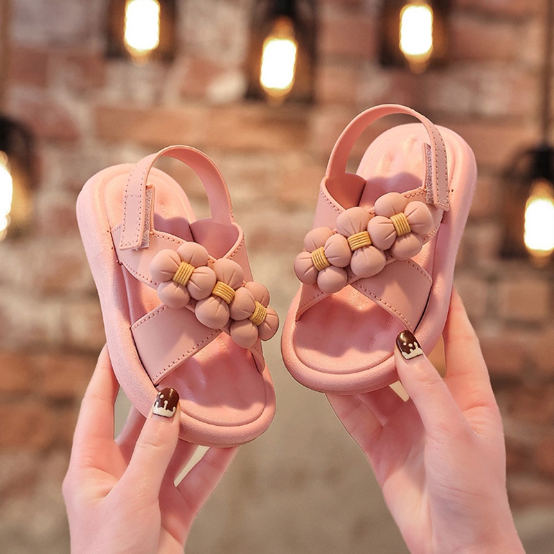 Xăng đan Công Chúa Đế Mềm Không Trượt Thoáng Khí Thời Trang Mùa Hè 2023 Cho Bé Gái