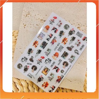 Sticker mặt người - phụ kiện đồ nail - Phụ kiện Nails