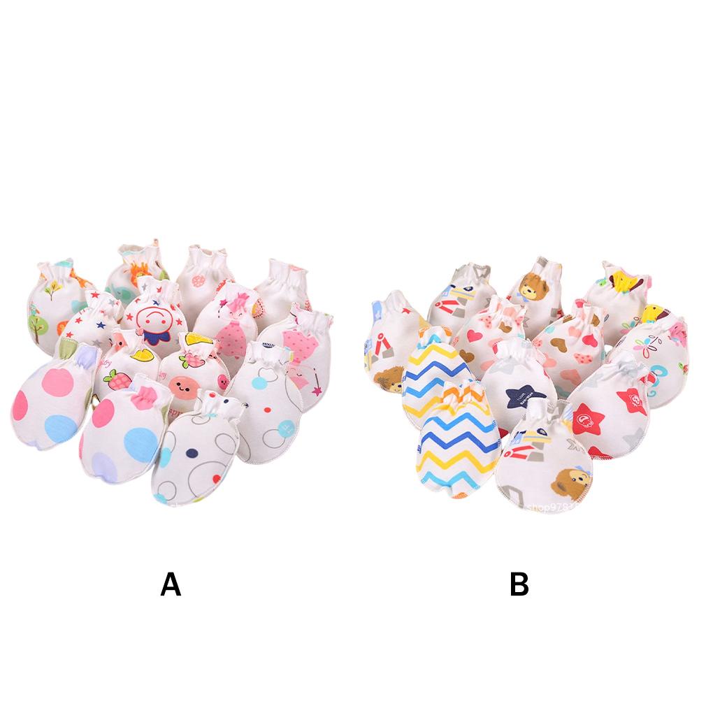 2 Đôi Găng Tay Chống Cào Xước Bảo Vệ Mặt Cho Bé