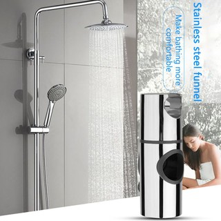 Replacement 25mm ABS Chrome Shower Rail Head Slider Holder Adjustable Bracket