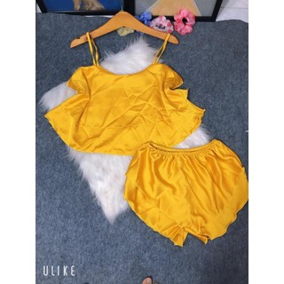 Bộ đùi tầng lụa hàn dễ thương freesize < 55kg