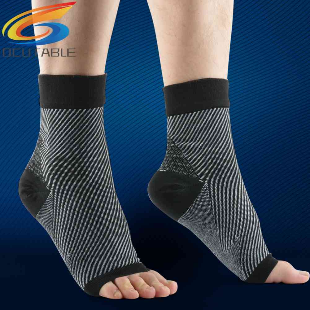 1 Đôi Tất Mắt Cá Chân Chống Mệt Mỏi Có Thể Tái Sử Dụng Dùng Khi Chơi Bóng Rổ / Chạy Bộ