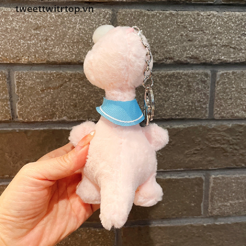 1 Móc Khóa Khủng Long Nhồi Bông 15cm Dễ Thương
