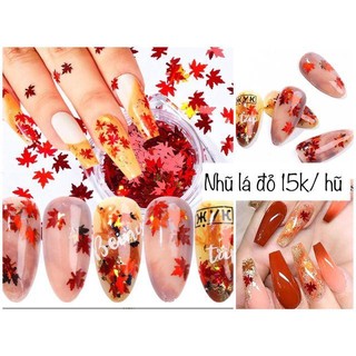 Nhũ ẩn móng tay Lá Đỏ