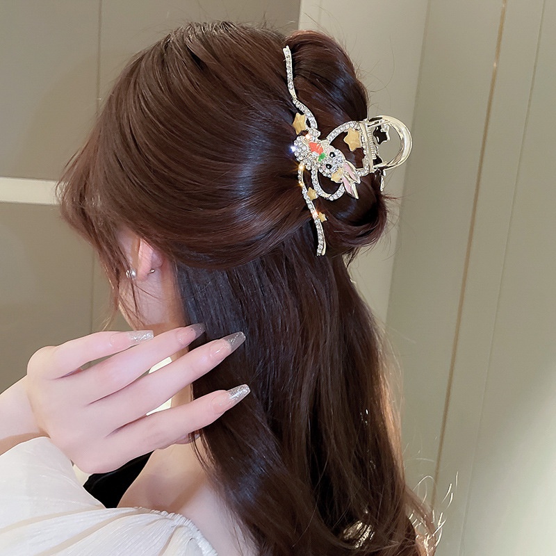 Kẹp Tóc Hình Cá Mập / Thỏ Thời Trang Cao Cấp Cho Nữ