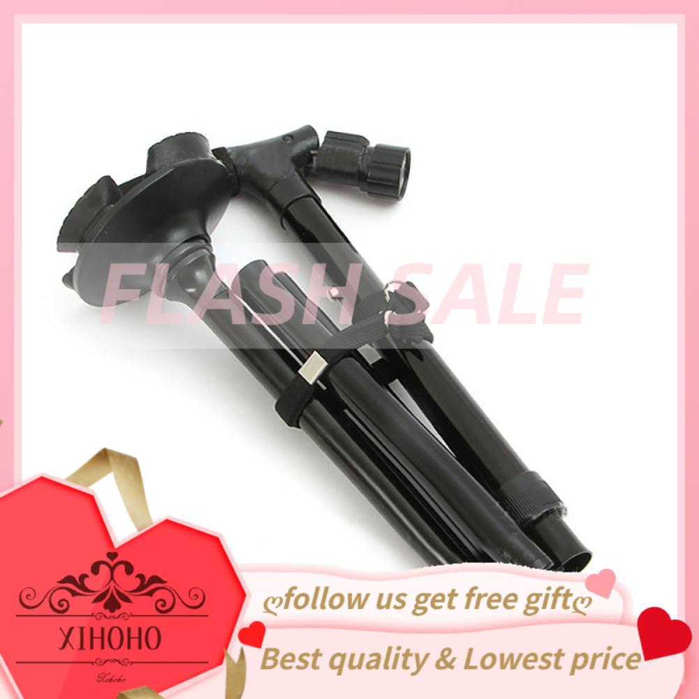 Xihoho Foldable Walking Cane Adjustable Aluminum Alloy Walking Stick with 6 Light for Elder