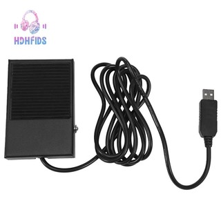 USB Foot Switch Metal Foot Switch Keyboard Pedal for HID PC Computer USB Action Switch Control Pre-Program Key Functions