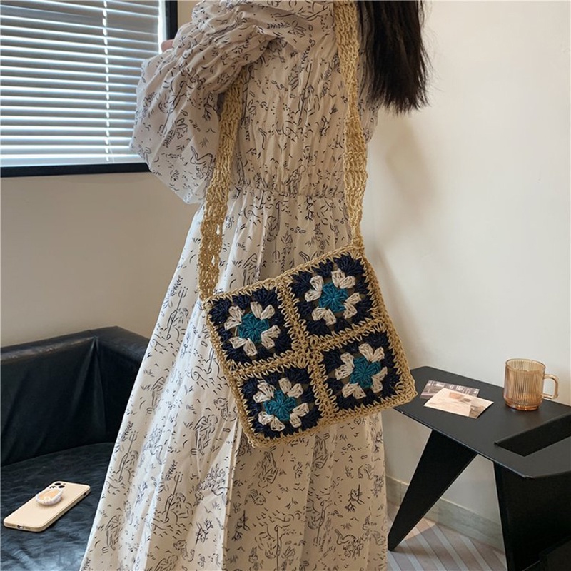 Túi Xách Nữ Đeo Vai Họa Tiết Hoa Thời Trang