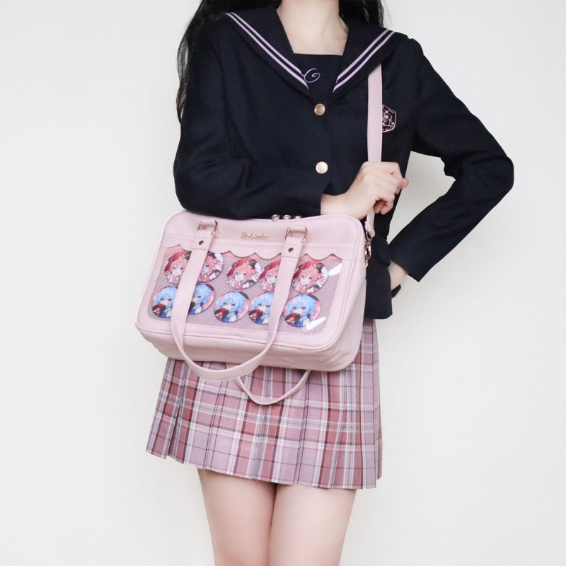 Túi Đeo Chéo Trong Suốt Phong Cách Nhật Bản Dễ Thương Cho Nữ