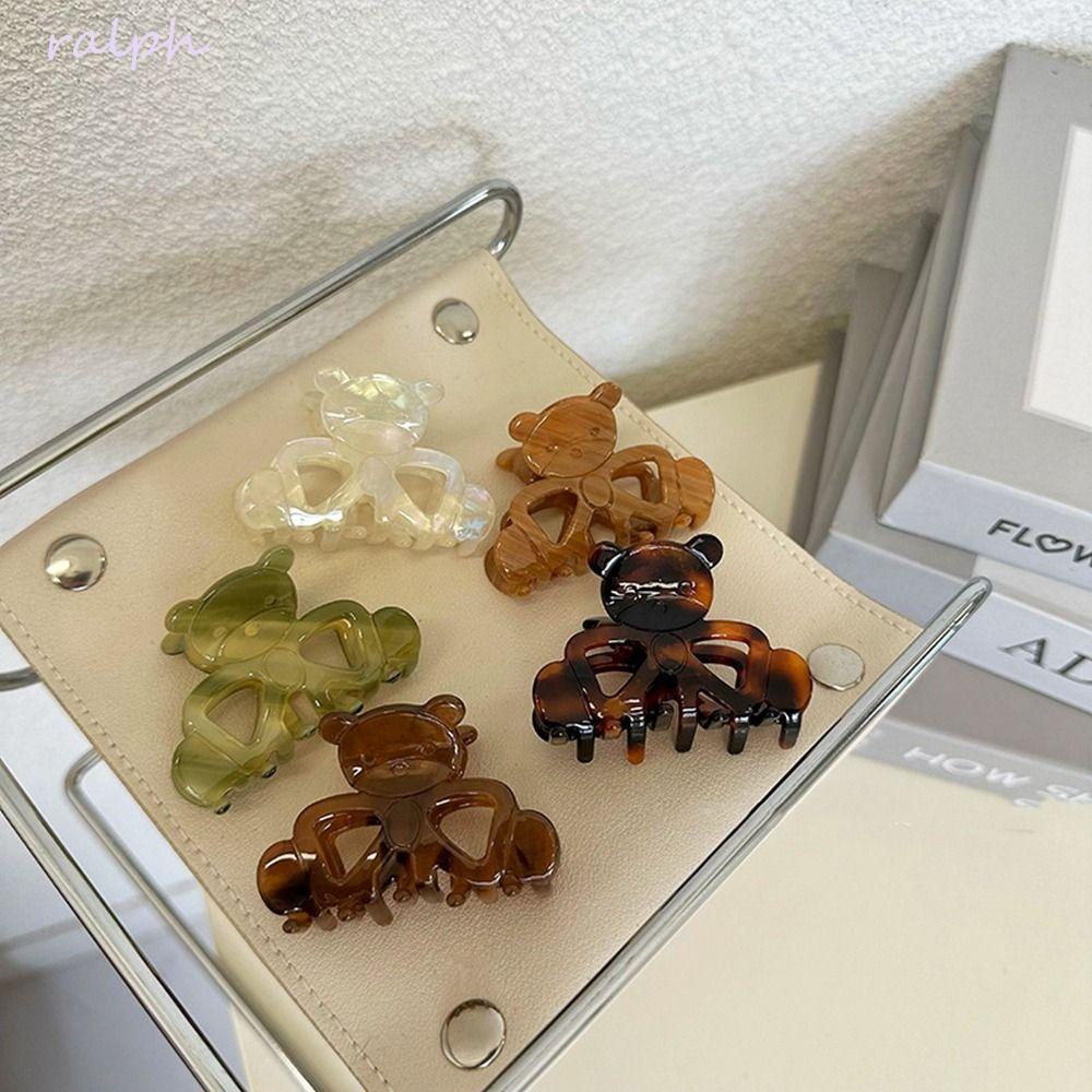 Kẹp Tóc Nơ Họa Tiết Hình Học Rỗng Cỡ Lớn Thanh Lịch Cho Nữ