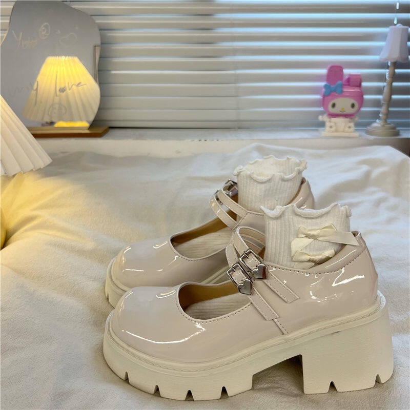 UOUO Giày Sandal Cao Gót Mũi Tròn Đế Dày Chống Thấm Nước Cho Búp Bê Barbie 23032114