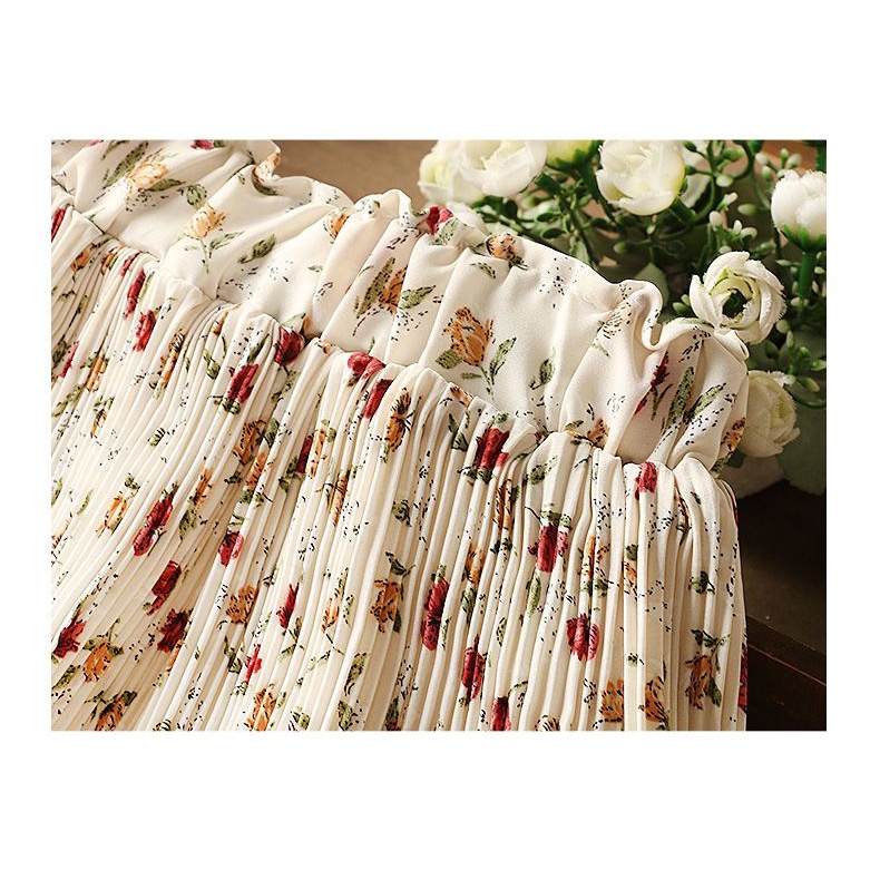 Chân Váy Voan Hoa Dài Thời Trang Mùa Hè 2023 Dành Cho Bé Gái 9-12 Tuổi