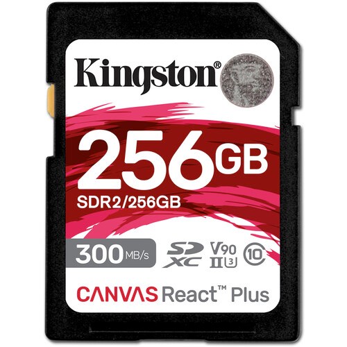 Thẻ nhớ SD Kingston 256GB Canvas React Plus UHS-II SDXC