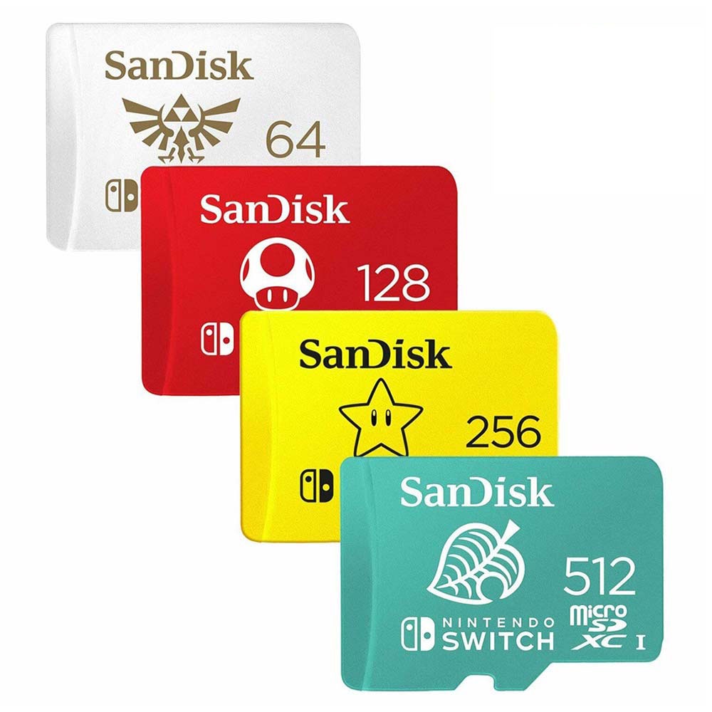 SanDisk Nintendo Switch Micro SD Memory Card 64GB /128GB /256GB /521GB NS SD Card New