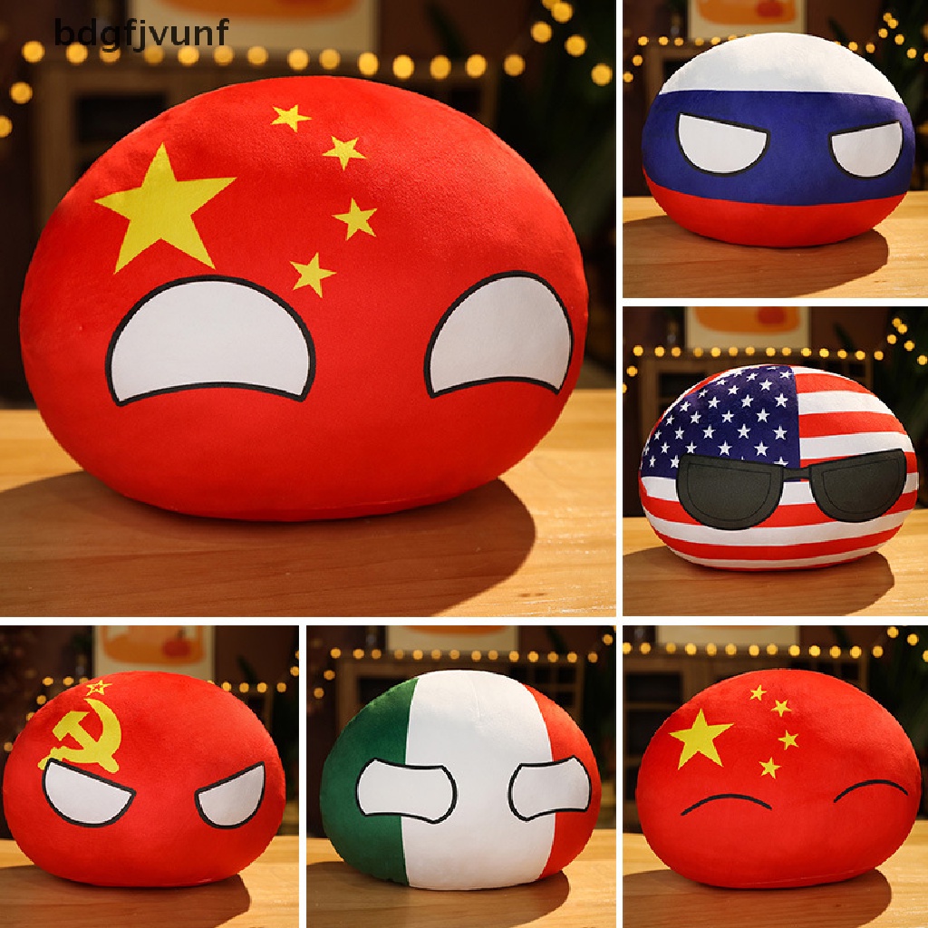 Búp Bê Nhồi Bông Hình Quả Bóng Đồng Quê 10cm