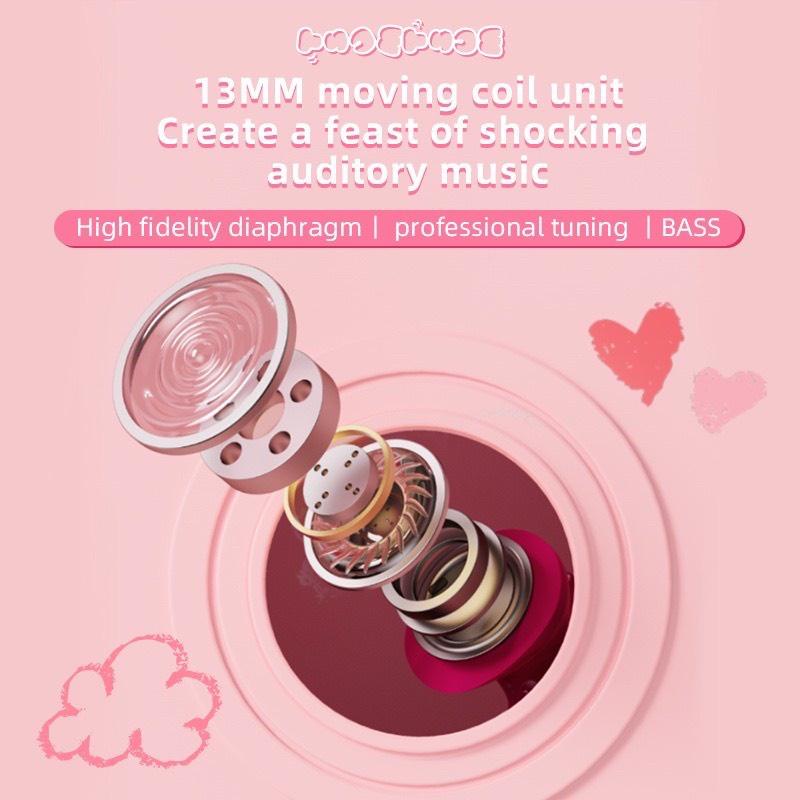 Tai Nghe Bluetooth Disney 5.3 Không Dây Có Mic Hai Chế Độ Cảm Ứng - Disney DN03