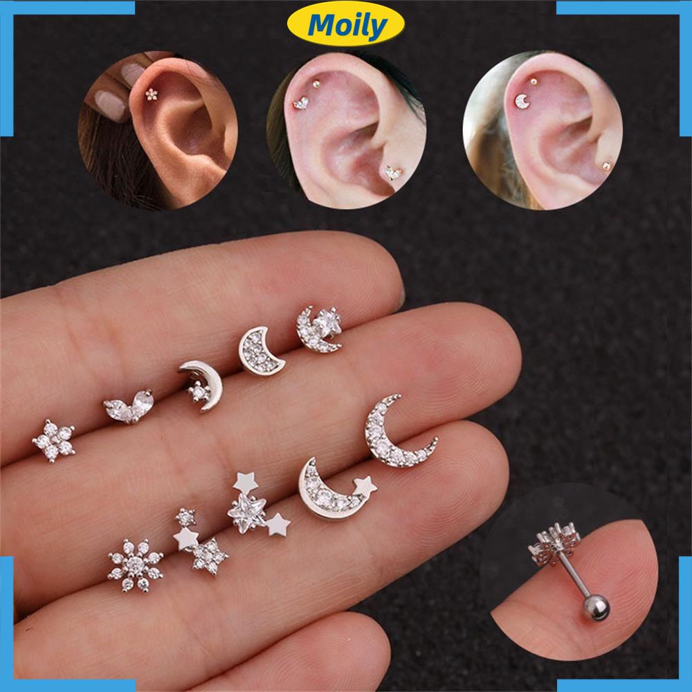 Khuyên Xỏ Cơ Thể Bằng Thép Không Gỉ Thời Trang Cho Nữ