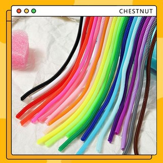 60cm Dây cuốn sạc điện thoại nhiều màu bảo vệ cáp tai nghe không đứt gẫy-CT