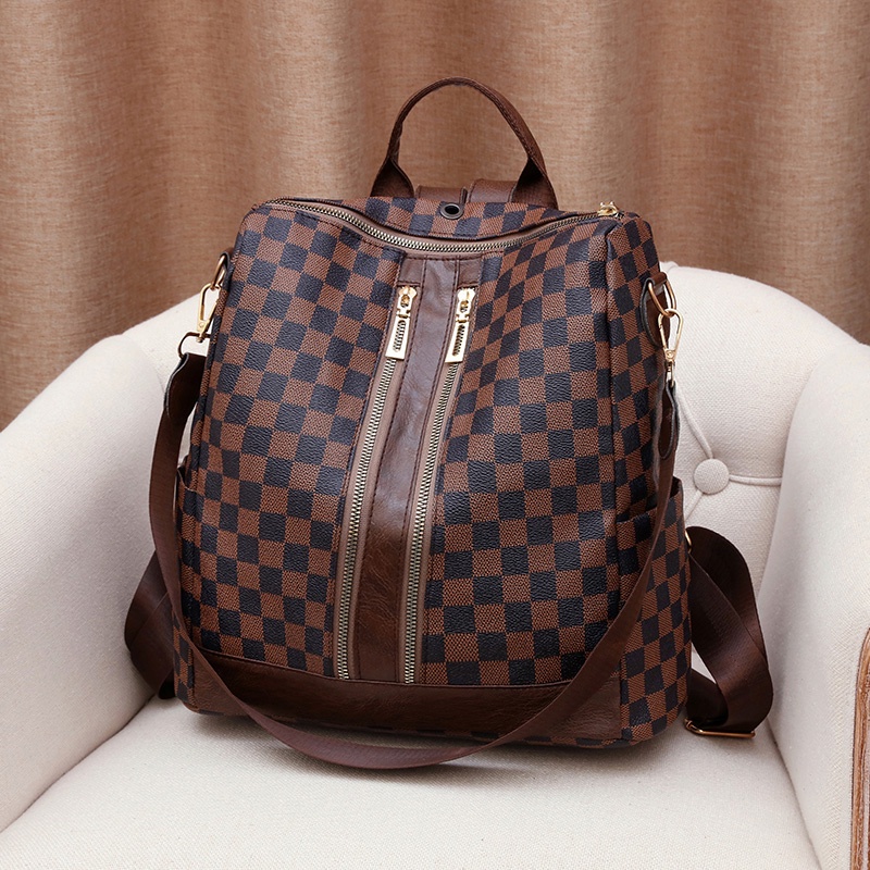 Ba Lô Thời Trang Hàn Quốc Sức Chứa Lớn Kiểu Dáng Đơn Giản Cho Nữ