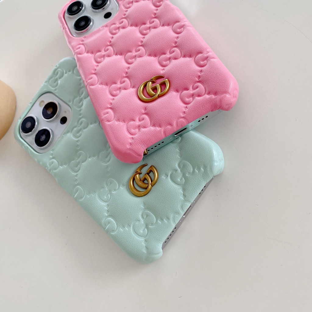 Ốp Điện Thoại Da Chống Rơi Thời Trang Cho iPhone 14promax 14 13 12 11 Pro Max 14plus 14pro