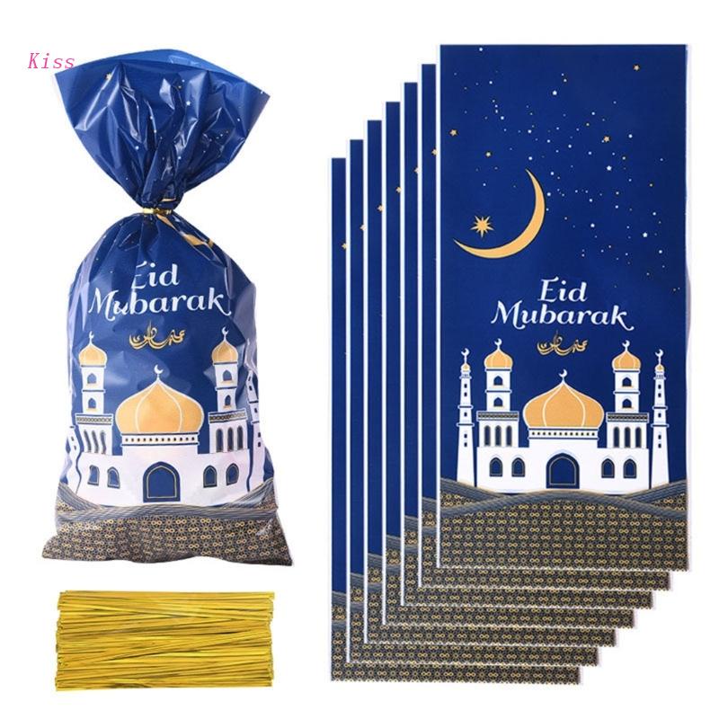 Túi Dây Rút In Chữ kiss Eid Mubarak