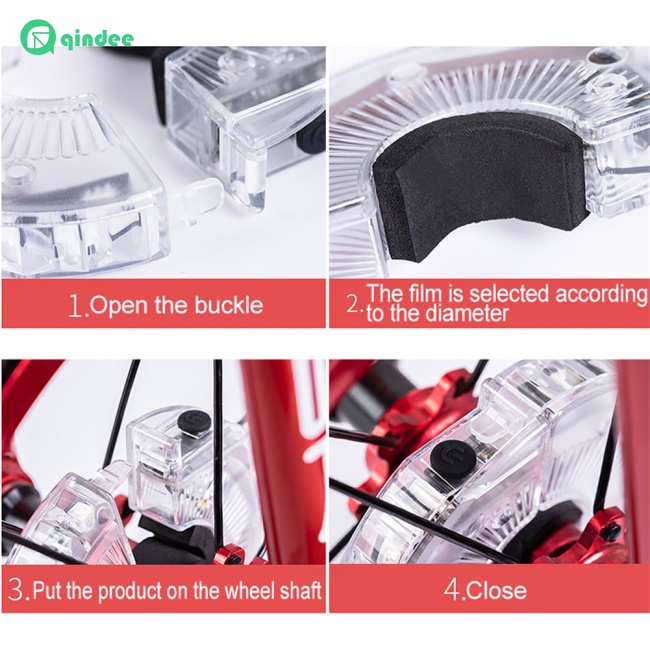 Đèn Led A13 Gắn Bánh Xe Đạp Cân Bằng Rung Thông Minh Chống Nước