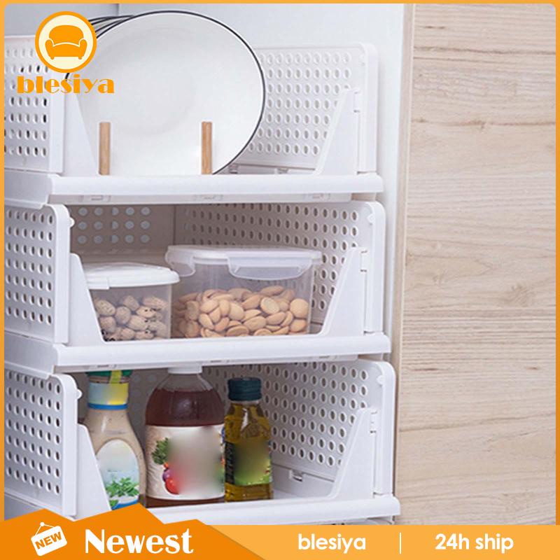 Set 4 Giỏ Đựng Đồ Chơi / Quần Áo Có Thể Xếp Chồng Lên Nhau Tiện Dụng