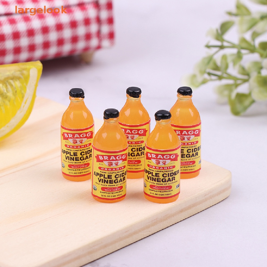 Set 5 Bình Đựng Táo / Thức Ăn Mini Trang Trí Nhà Búp Bê