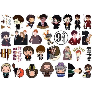 Combo 30-60 sticker harry postter decal bóc dán/hình dán harry postter