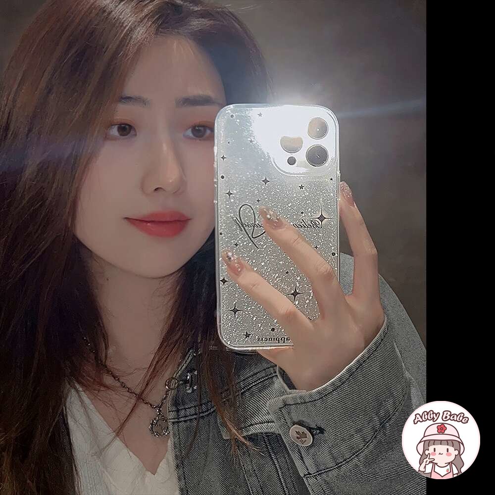 Ốp Điện Thoại TPU Mềm Trong Suốt Chống Va Đập Chống Bụi In Chữ Cho IPhone 14 Pro Max 13 12 11 Pro Max