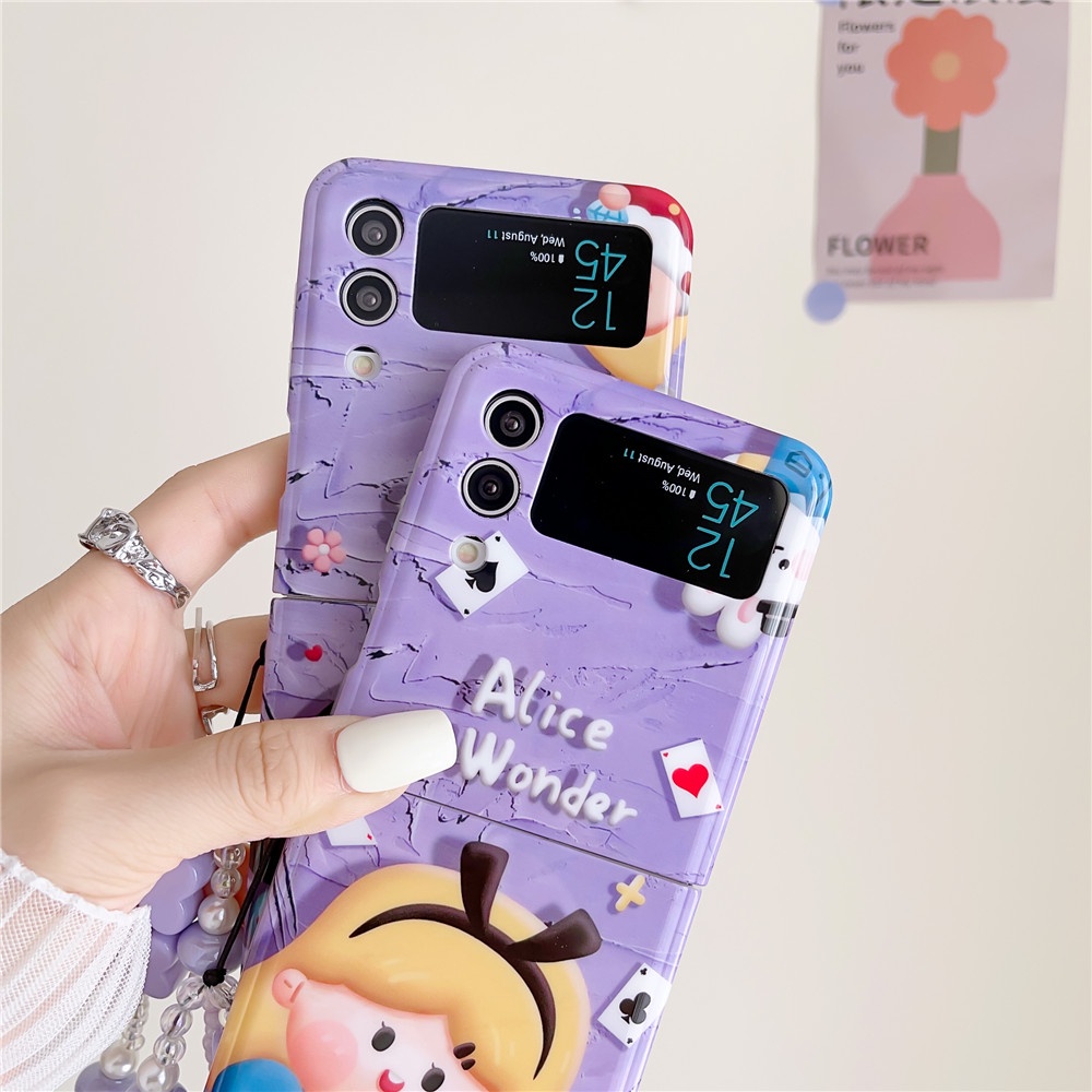 Ốp Điện Thoại Silicon Dẻo Họa Tiết Hoạt Hình Công Chúa Dễ Thương Cho Samsung Galaxy Z Flip 4 Z Flip 3 Zflip 3 Z Flip 4 Flip 3