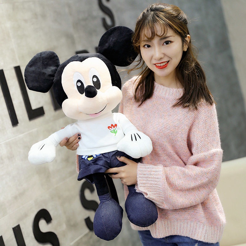 Thú Nhồi Bông Hình Chuột Mickey Minnie Xinh Xắn