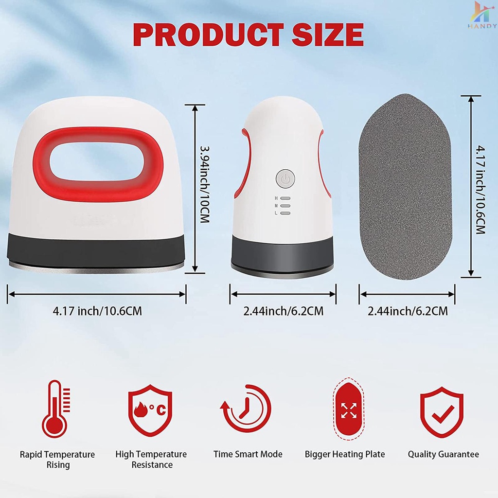 Máy Ép Nhiệt Mini Dễ Dàng Làm Nóng Cho Quần Áo / Mũ / Chăn Da HTV Vinly Projects DIY