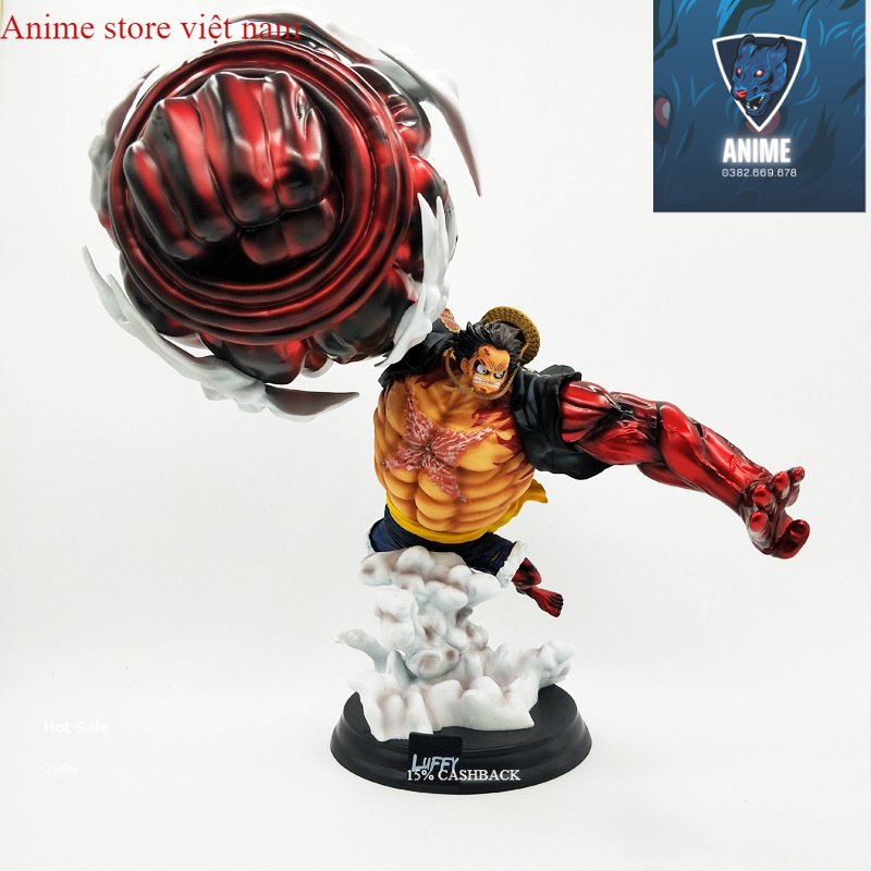 Mô hình nhân vật hoạt hình Luffy One Piece Gear 4 - Mô hình One Piece