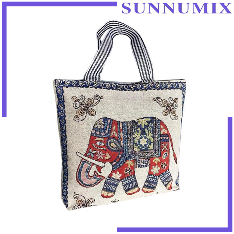 Túi Vải Canvas Đeo Dưới Cánh Tay Trọng Lượng Nhẹ Có Khóa Kéo Cho Nữ