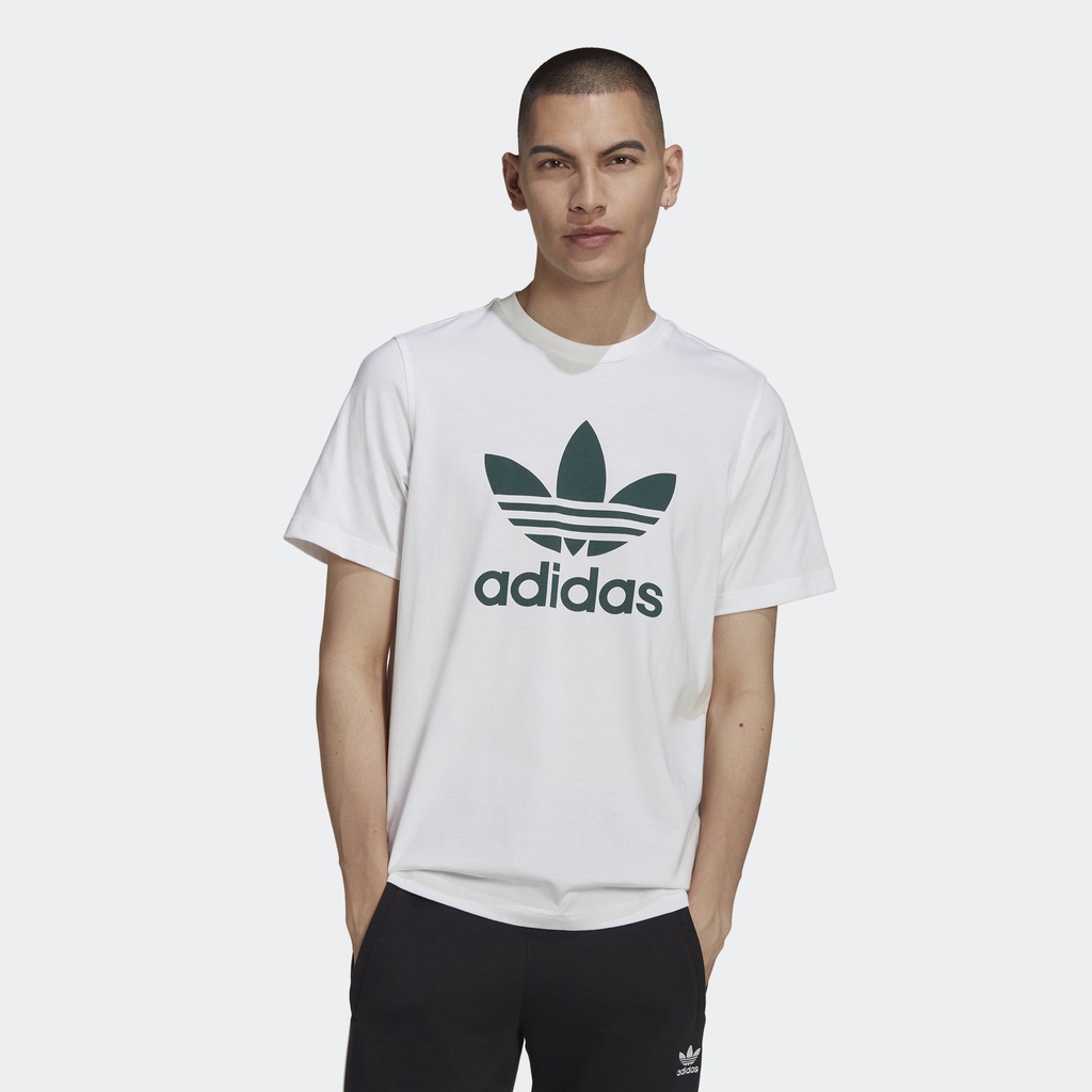 Adidas Phong cách sống Áo Thun Ba Lá Classics Adicolor Nam trắng HK5227