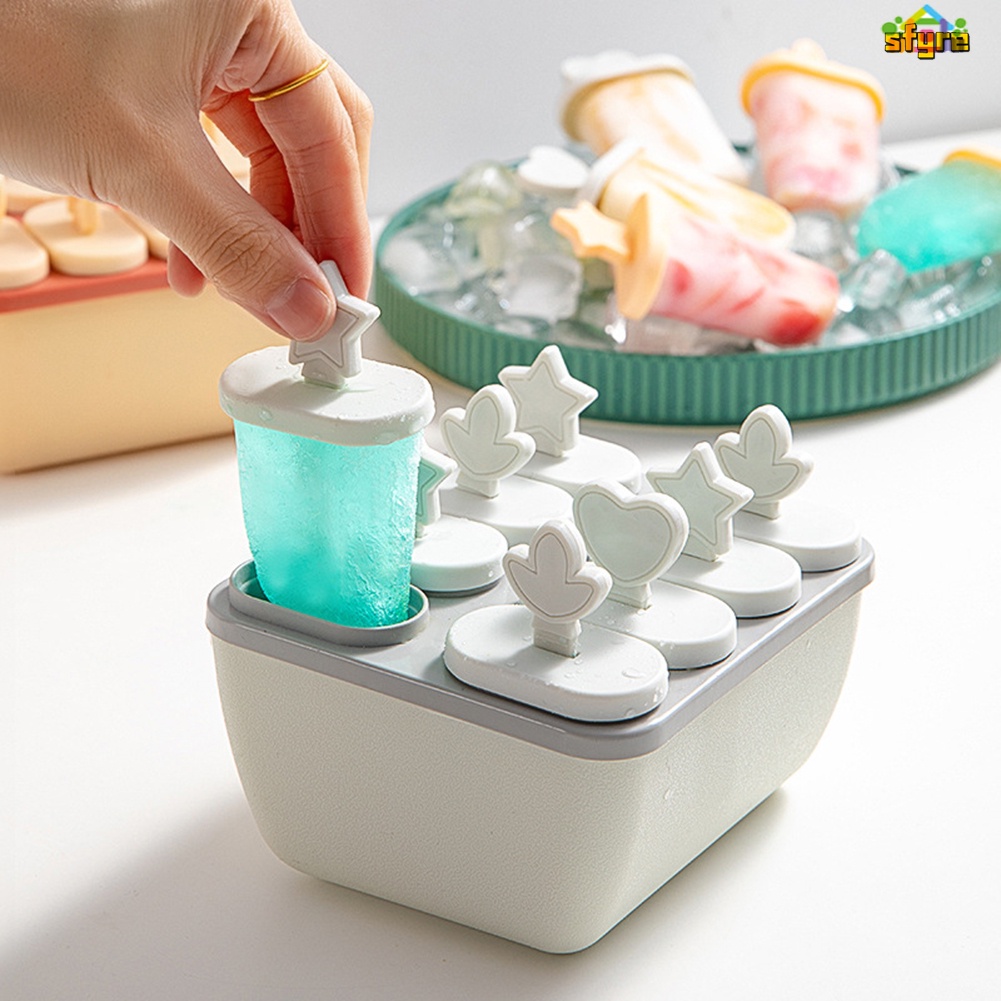 Khuôn Làm Kem Bằng Silicone Nhiều Ngăn Tiện Dụng Khi Đi Dã Ngoại