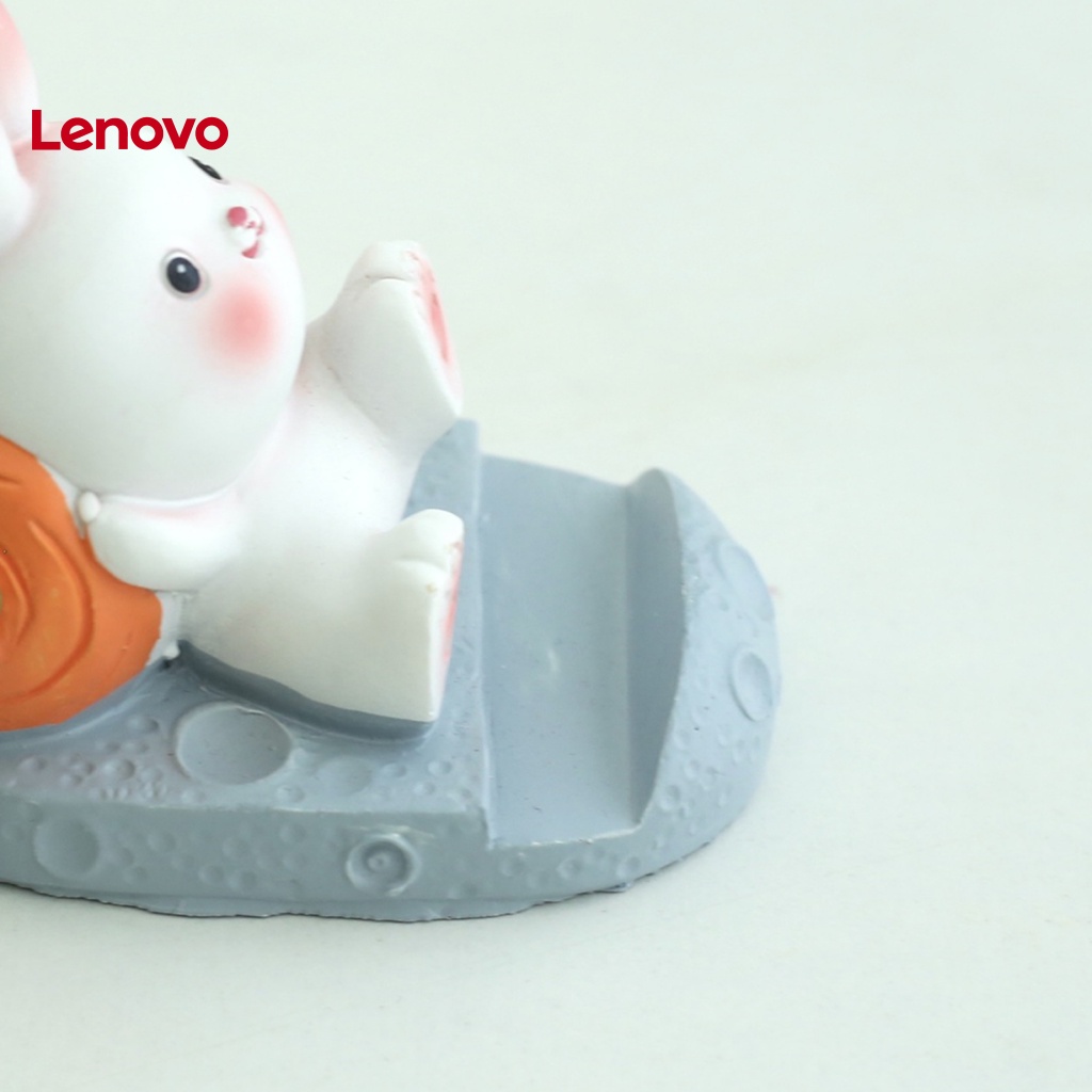 Giá Đỡ Điện Thoại Để Bàn Bằng Resin Hình Thỏ Hoạt Hình Dễ Thương