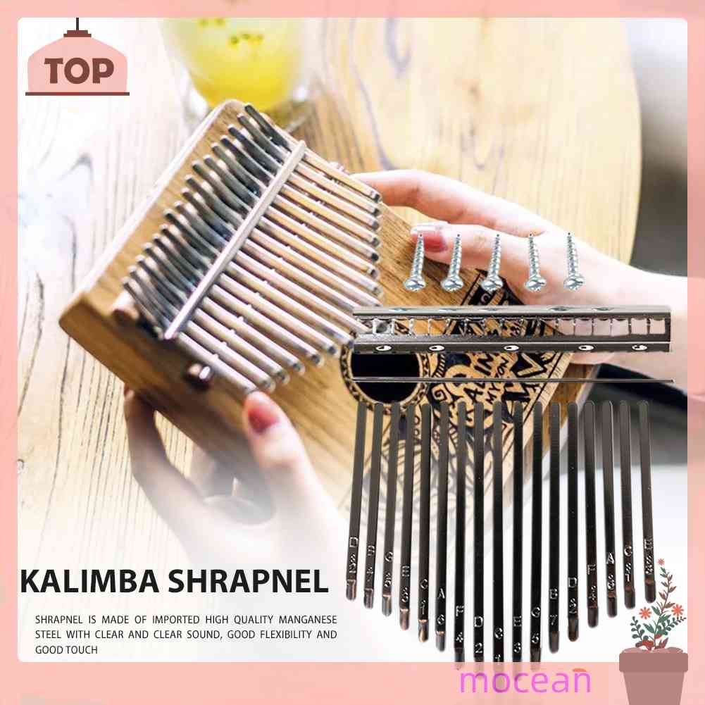 Mới Đàn Kalimba 17 Phím Kèm Ốc Vít Thay Thế DIY