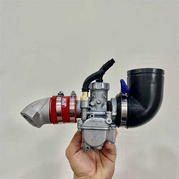 BỘ CHẾ HÒA KHÍ : NOVA 125 cao su đỏ (HỌNG 24)