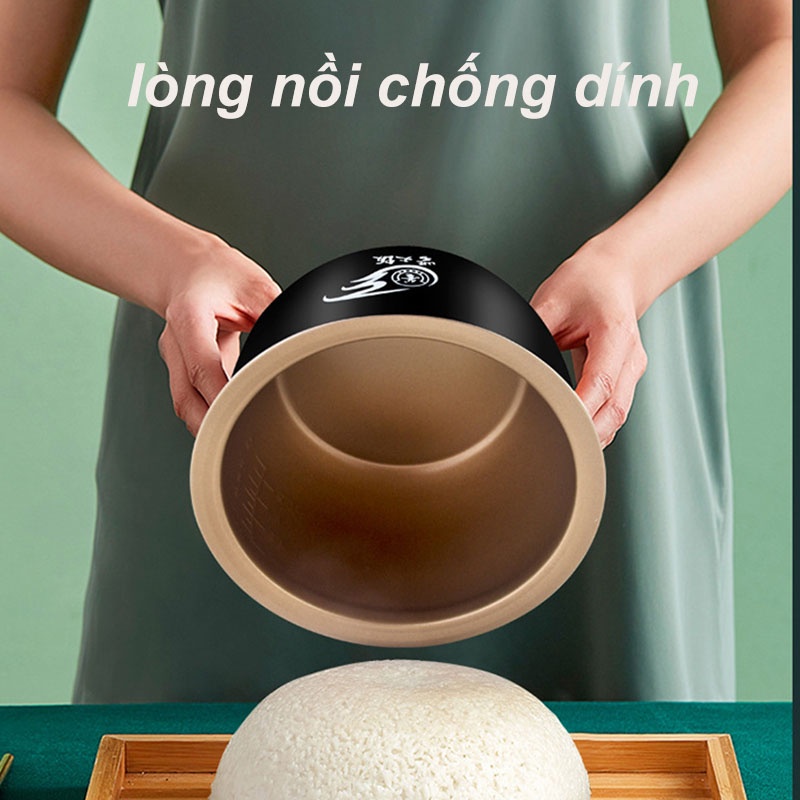 Nồi Cơm Dung Tích Lớn Cho 5-6 Người, Nấu Nhanh Tiện Lợi, Nhiều Chế Độ Đa Năng Hẹn Giờ Thông Minh, Lòng Nồi Chống Dính