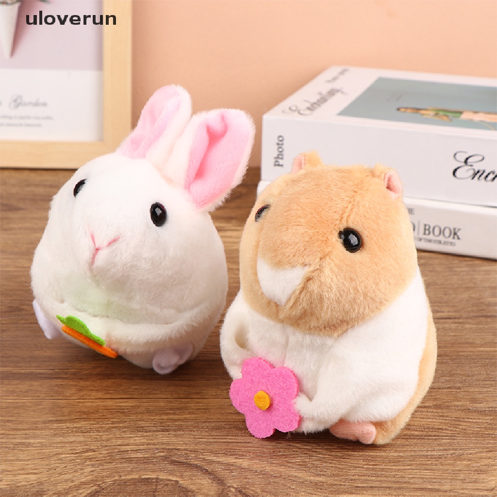 Uloverun Thú Nhồi Bông Hình Chuột Hamster / Thỏ Có Đuôi Và Đuôi Di Chuyển Được vn