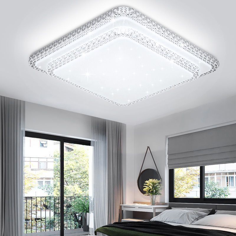 Đèn Trần Phòng Khách / Phòng Ngủ Điều Khiển Từ Xa Phong Cách Mới 2022