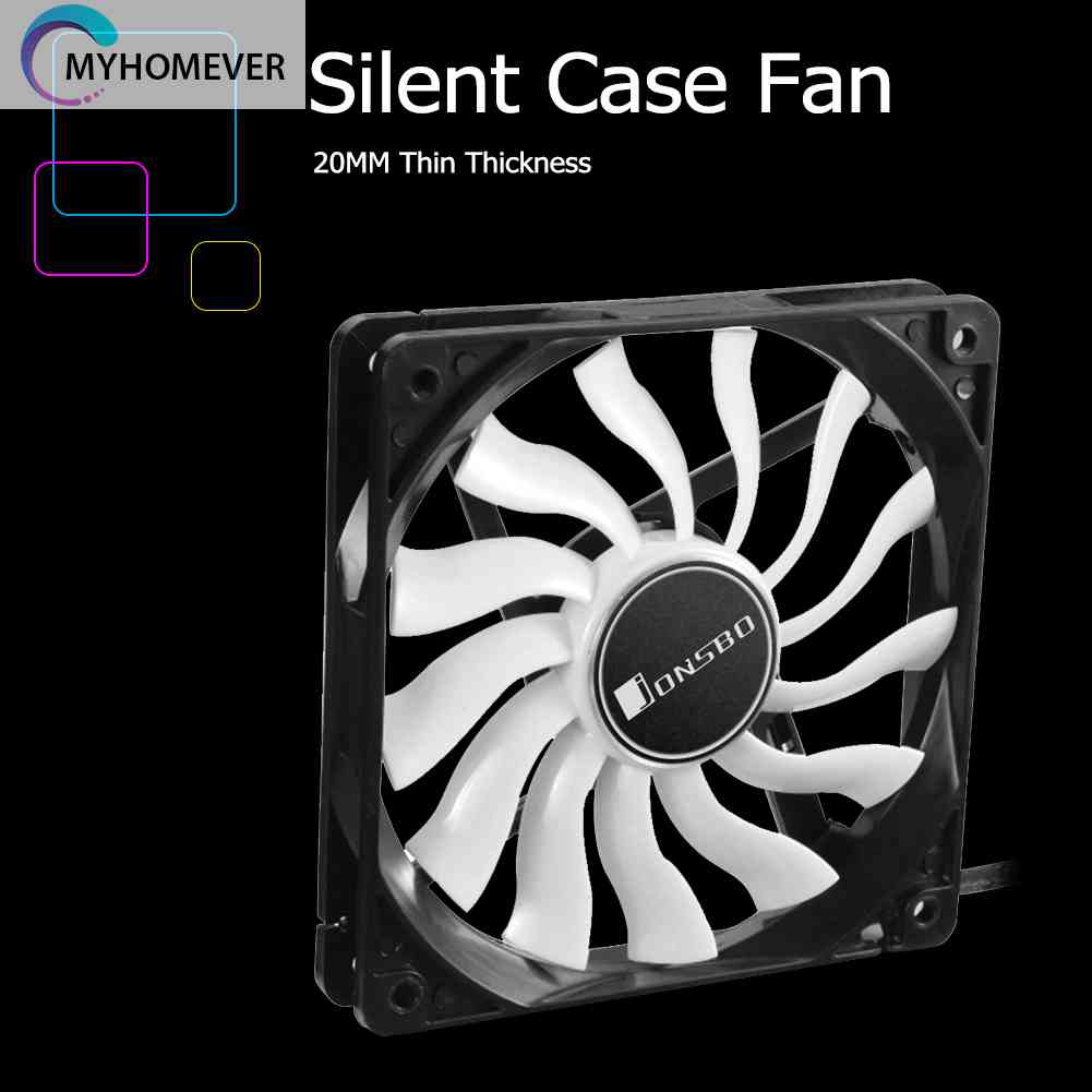 Quạt Làm Mát CPU JONSBO 12020 120mm 4Pin 3Pin Không Gây Tiếng Ồn