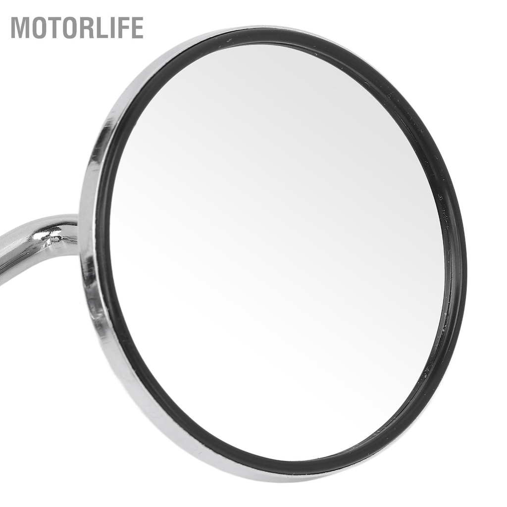 1 Cặp Gương Chiếu Hậu Tròn Có Thể Điều Chỉnh Gắn Tay Lái Xe Máy Suzuki