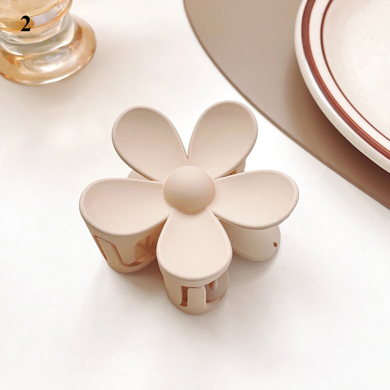 Kẹp Tóc Hình Nơ Màu Cà Phê Sữa Phong Cách Vintage Cho Nữ