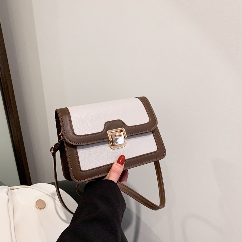 Túi Đeo Vai Hình Vuông Cỡ Nhỏ Cài Khóa Kiểu Retro Thời Trang Mùa Xuân 2023 Cho Nữ